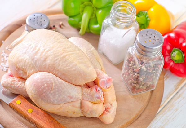 Chicken ready to cook from Buntings food store in Coggeshall, Essex